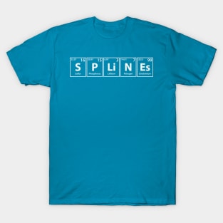 Splines (S-P-Li-N-Es) Periodic Elements Spelling T-Shirt